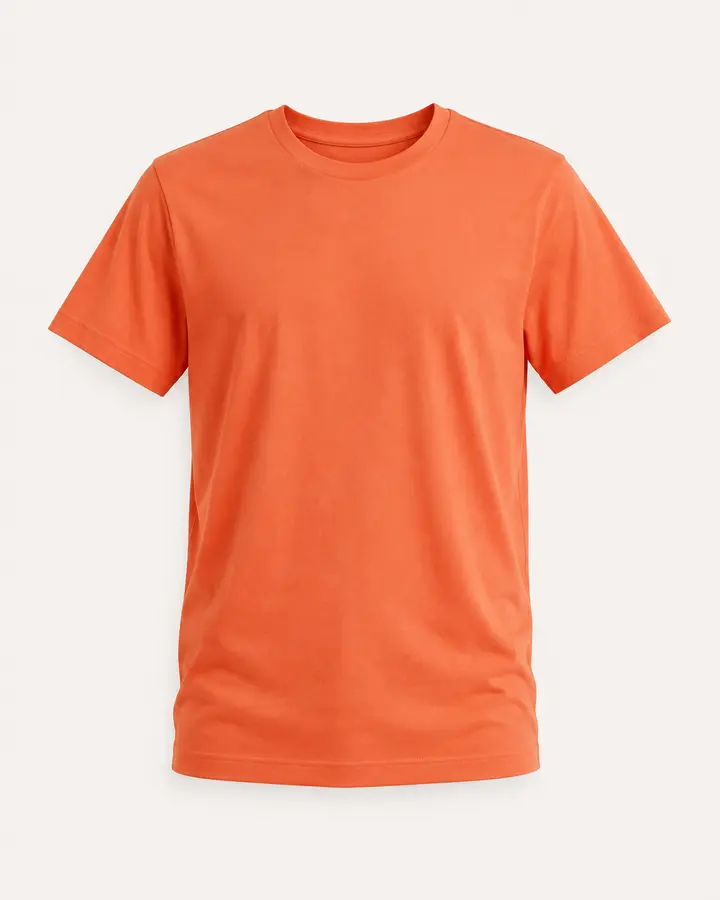 Camiseta coral de manga curta
